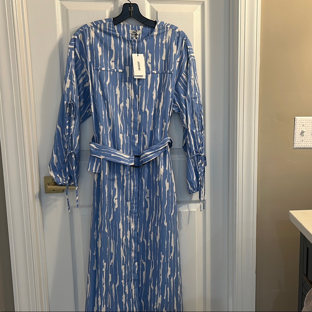 Jason Wu Blue and White Robe Pajamas